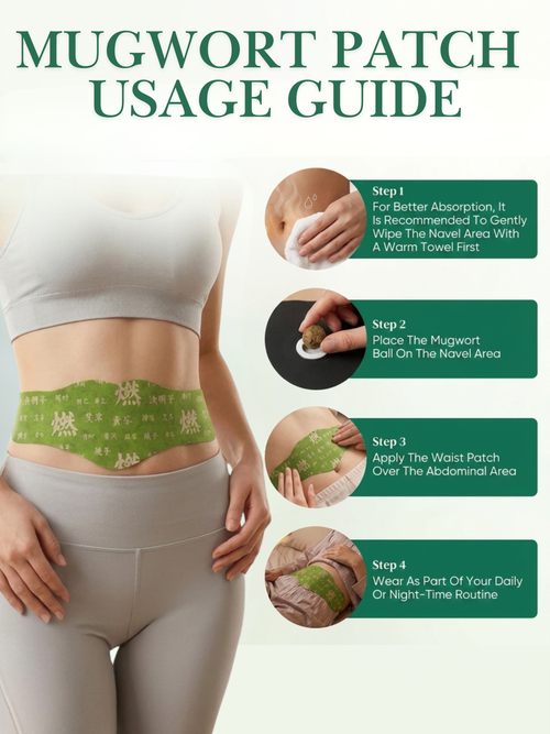 Balance Patch – Japanese Herbal Stomach Patch with Plant-Based Ingredients
