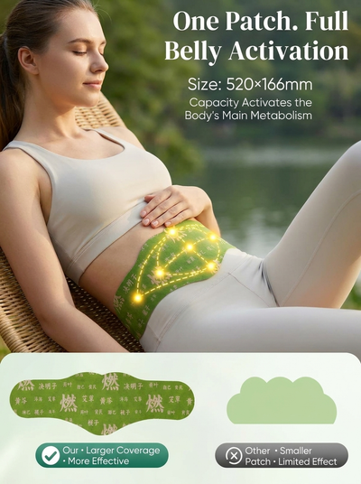 Balance Patch – Japanese Herbal Stomach Patch with Plant-Based Ingredients