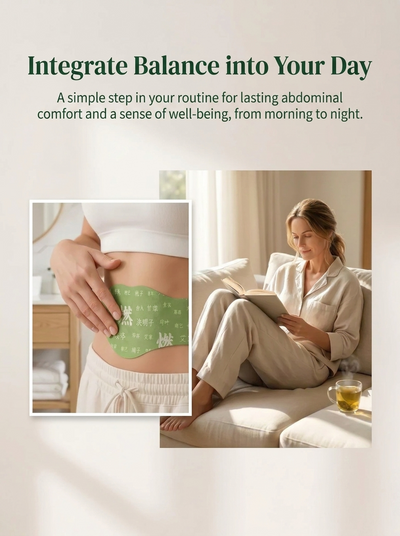 Balance Patch – Japanese Herbal Stomach Patch with Plant-Based Ingredients
