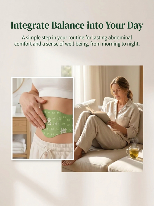 Balance Patch – Japanese Herbal Stomach Patch with Plant-Based Ingredients